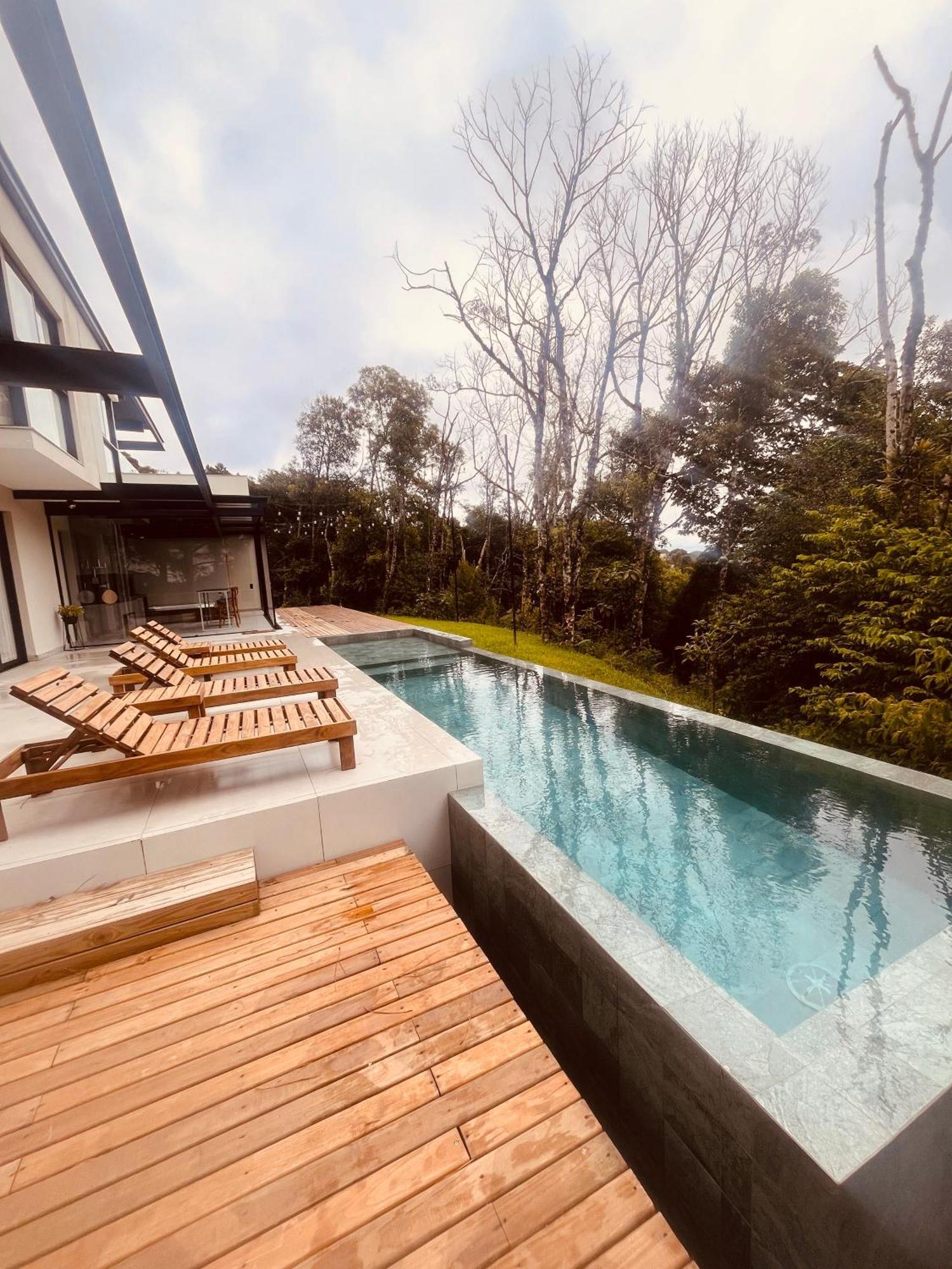 Paraiso Em Rancho Queimado Com Piscina Aquecida Zewnętrze zdjęcie