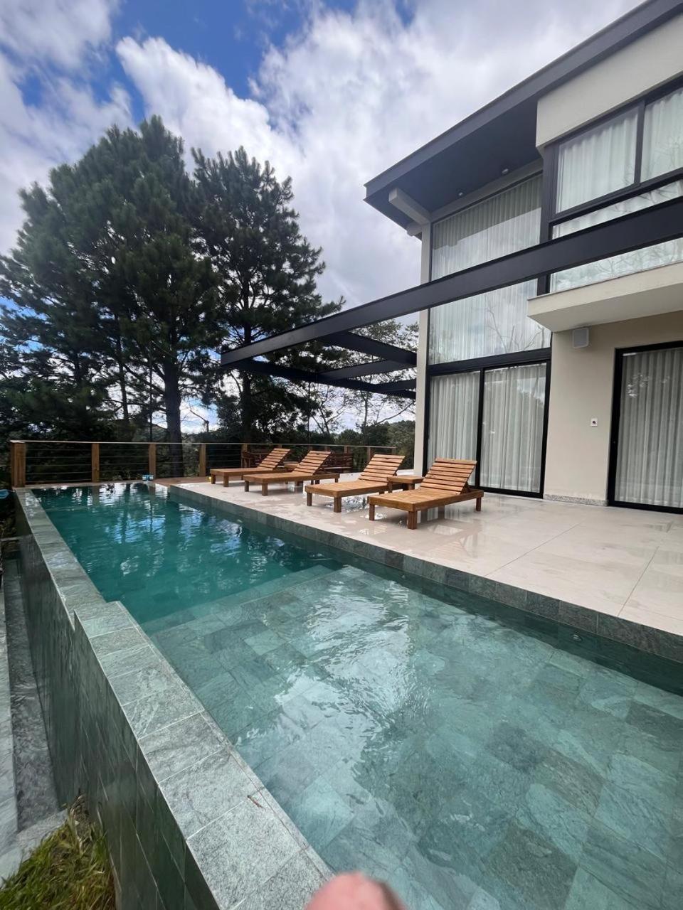 Paraiso Em Rancho Queimado Com Piscina Aquecida Zewnętrze zdjęcie